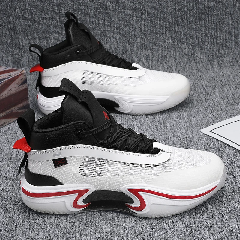 

Men Women Basketball Shoes Lightweight Breathable Sneakers Anti Slip Stylish Unisex Athletic-Inspired Shoes for Running Tennis