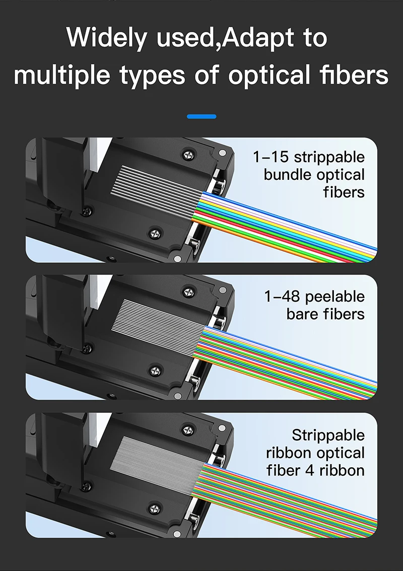 S9 Optical Fiber Thermal Stripper Pliers Heated Fiber Optic Cable Wire Stripping