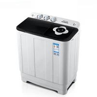 Machine à laver semi-automatique à double cuve |   Conception compacte ultra silencieuse pour appartement, mini lave-linge et sèche-linge à double baignoire combiné 6