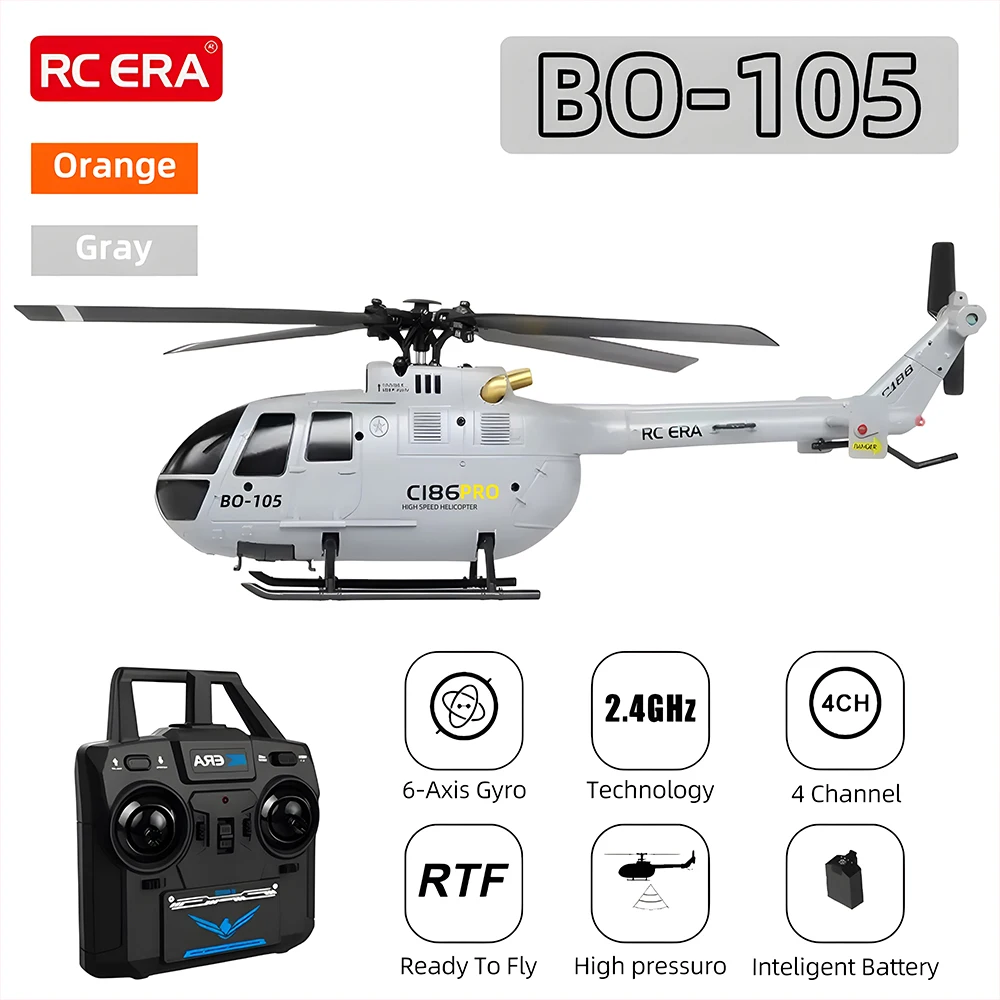 RC ERA BO-105 헬리콥터 1:48 4채널 15분 비행 C186 RC 항공기