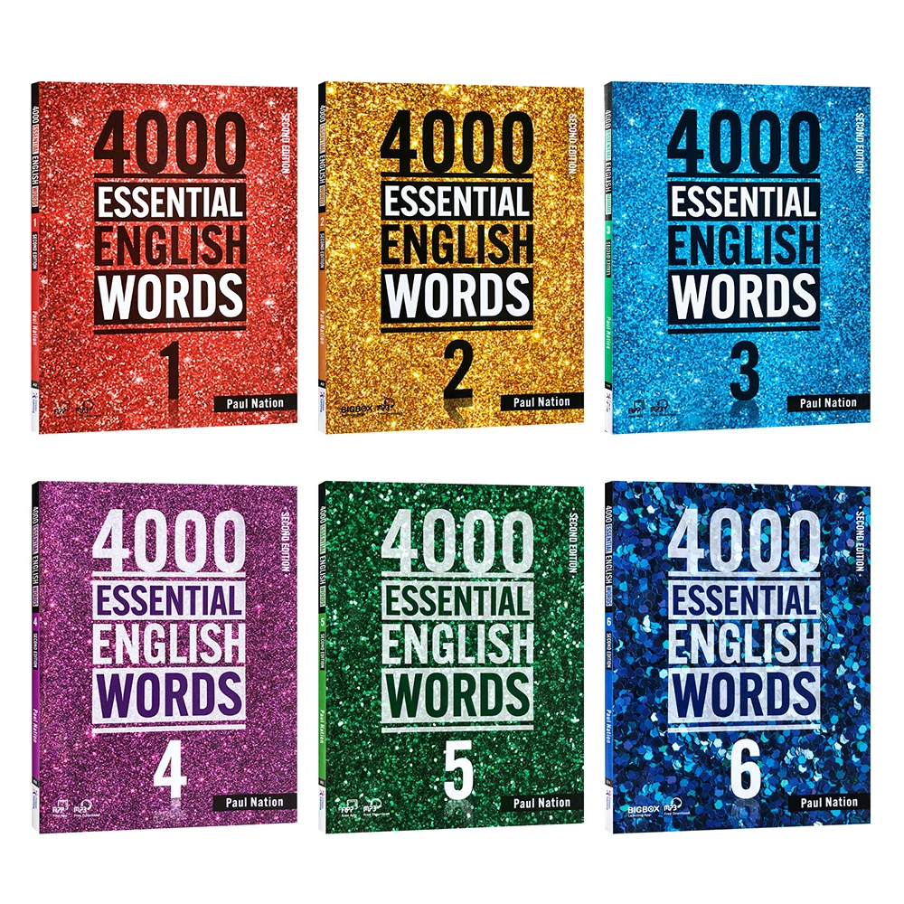 4000 Essential English Words 6 Books Set Level 1-6 IELTS