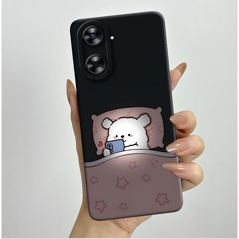 Aesthetic Flowers Silicone Soft Protective Phone Case