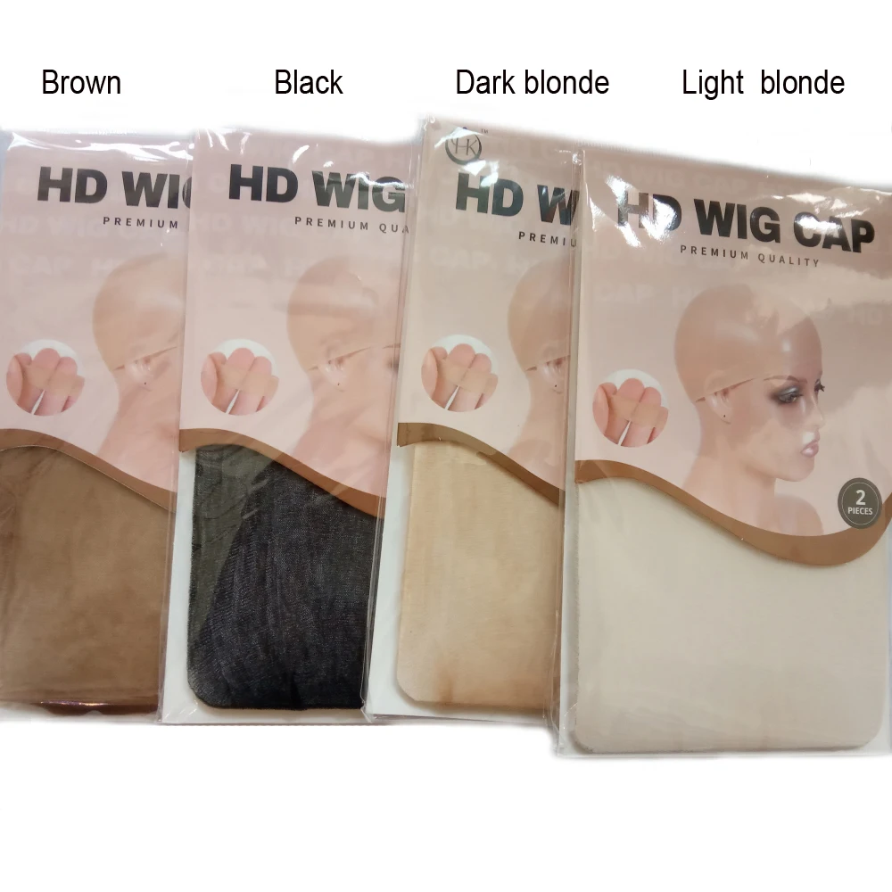 Wig caps 10-100Pcs HD Wig Thin Stocking Cap Nylon Stretch Mesh For Weave