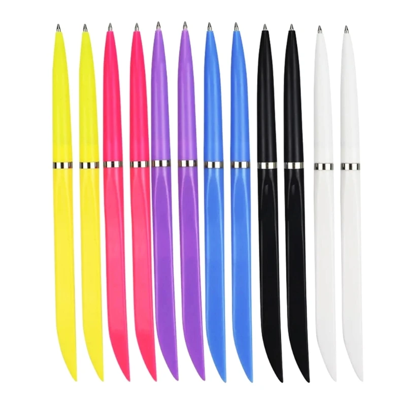 

12x Blue Inks Ballpoint Pen Smooth Writing Pen Office Pen Pen Box Opener Ballpoint Pen School Office Supplies Dropship
