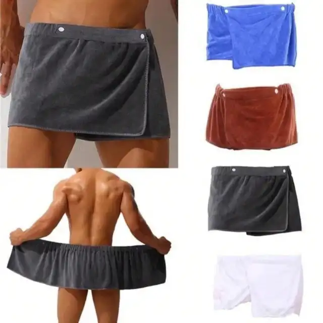 Men Soft Wearable Bath Towel with Pocket Bathrobes Shower Wrap Sauna Gym Swimming Holiday Spa Bath Beach Towel Toalla De Playa Men Soft Wearable Bath Towel with Pocket Bathrobes Shower Wrap Sauna Gym Swimming Holiday Spa Bath Beach Towel Toalla De Playa
