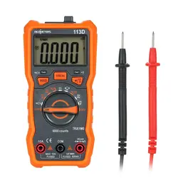 Advanced Digital Multimeter with Auto Ranging & Temperature Measurement - 6000 Counts (RM113D 6000 Counts)