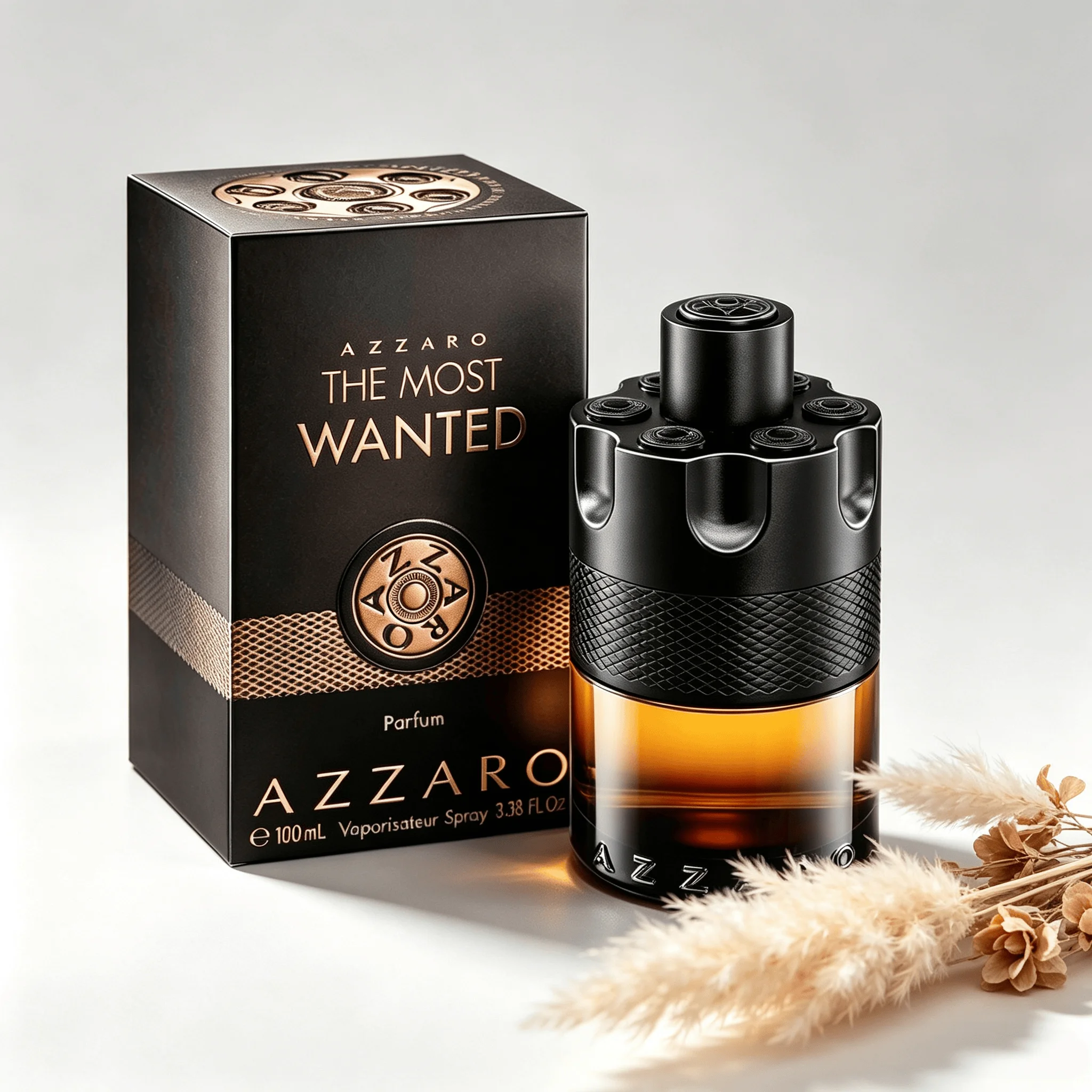 Azzaro The Most Wanted Parfum Men Perfume Long Lasting Rich Warm Tobacco Woody Scent Luxury Designer Male Cologne Spray Gift Packaging