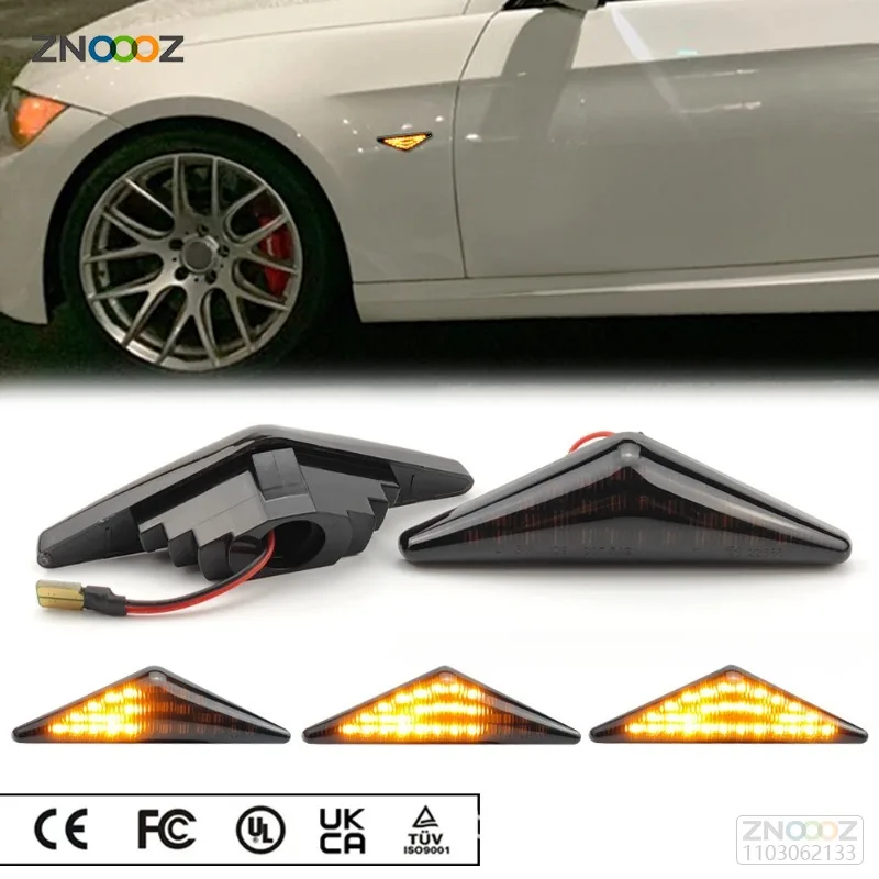 

Светодиодный динамический боковой указатель поворота для Ford MONDEO 2000-2007 MK3 FOCUS MK1 1998-2004