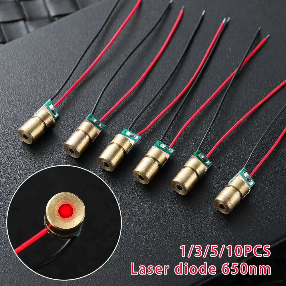 13510Pcs650nm6mm3VLaserDiodes5MillionWattAdjustableLasers