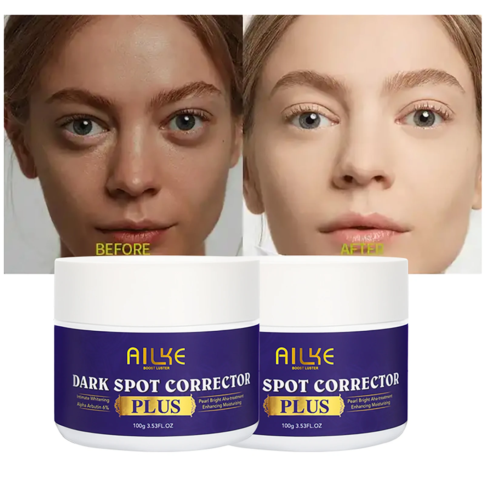 AILKE Whiten Face Cream, Lighten dark spots, freckles, clean skin, Effective On All Skin Types and Skin Tone, for Women & Men 6