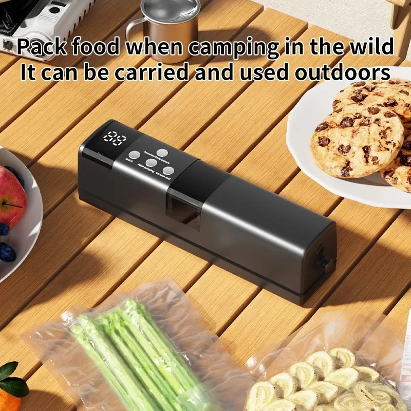 Portable USB Vacuum Sealer Machine with ABS Material