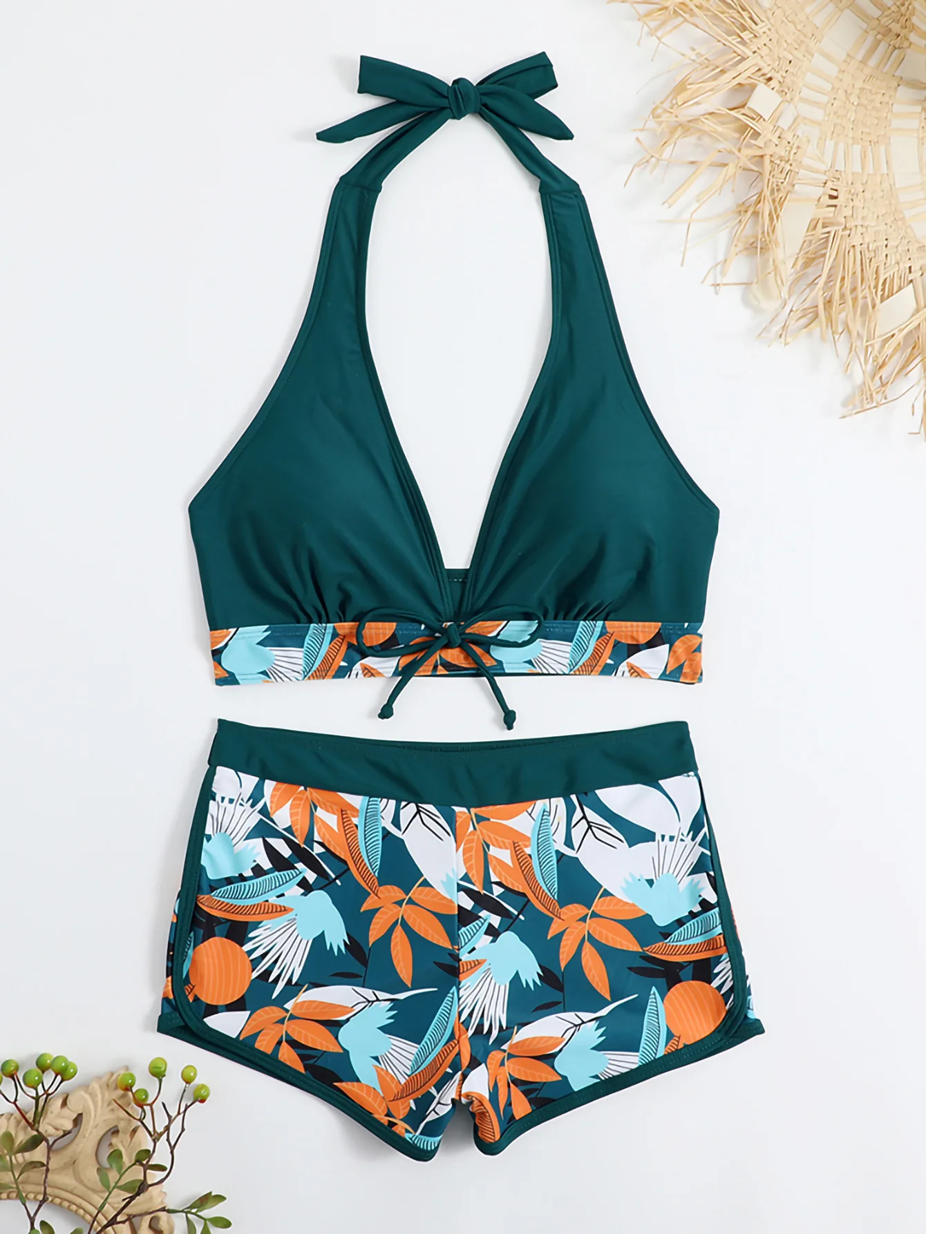 2022 Europe and The United States Swimsuit Women's Separate High Waist