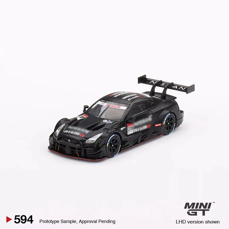 

MINI GT 1:64 Model Car GTR Nismo GT500 Alloy Die-Cast Sport Vehicle# 594 Black