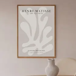 Mid - Century Neutral Beige Gallery Art Canvas - 40x60cm No Frame (G1106 - 5)
