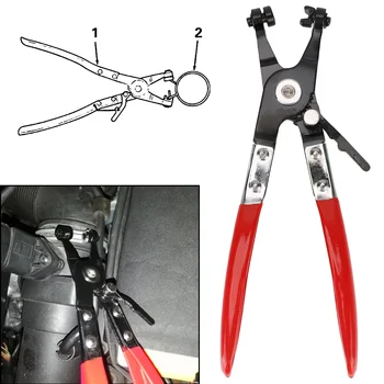 Pinze automatiche Strumenti per la rimozione del tubo dell'acqua Tubo flessibile Anello a fascia piatta Morsetti per tubi Kit di riparazione Accessori per auto per rimorchio per camion moto 1
