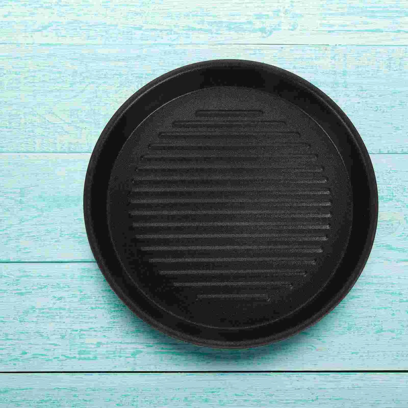 

Pan Induction Grill Pan Steak Griddle Bbq Stove Pans Stovetop Plate Frying Round Induction Nonstick Top Tray Barbecue Iron Cast