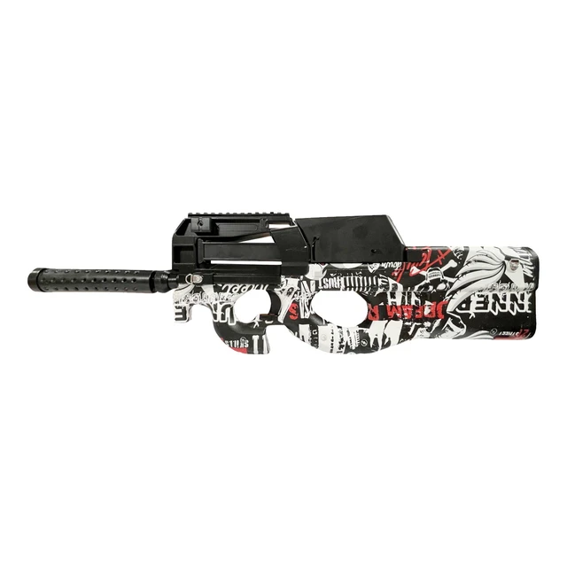 Abbyfrank Electric Graffiti Edition P90 Toy Gun Orbeez Auto Pistol CS  Assault Snipe Weapon Water Bullet Bursts Outdoors Boys Toy - Price history  & Review, AliExpress Seller - Mike Toy Store