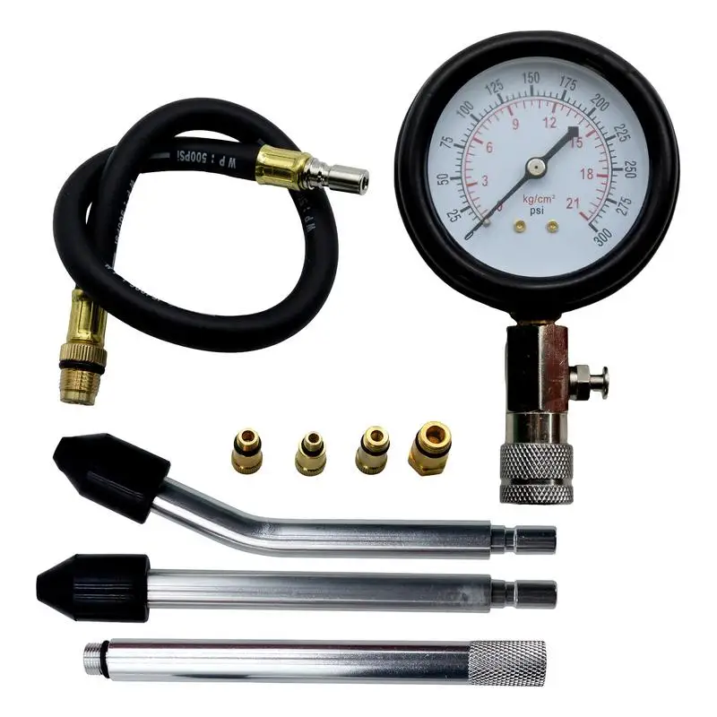 

Cylinder Leak Down Tester Kit Leakdown Tester Compression Gauge Diagnostics Tool Car Tools Pressure Gauges Automotive Engine