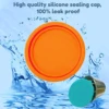 6Pcs 50ml Salad Container Box Stainless Steel Condiment Containers Leak-Proof Mini Sauce Cup for Lunch Box Picnic Travel Work 4