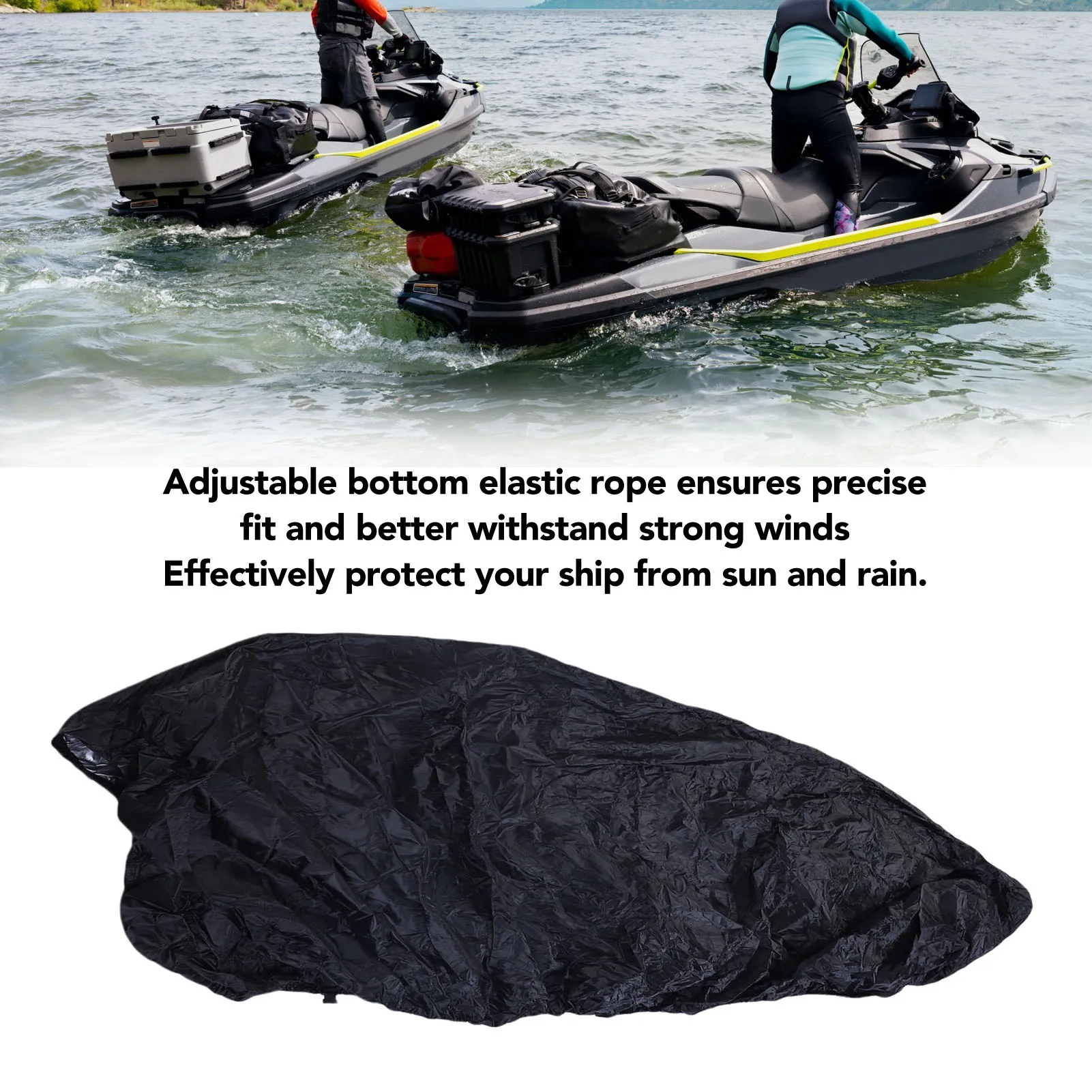 Watercraft Cover Waterproofing 210D Oxford Trailerable Boat Protective Cover Replacement For FX HO FX Cruiser HO FX SVHO FX Crui