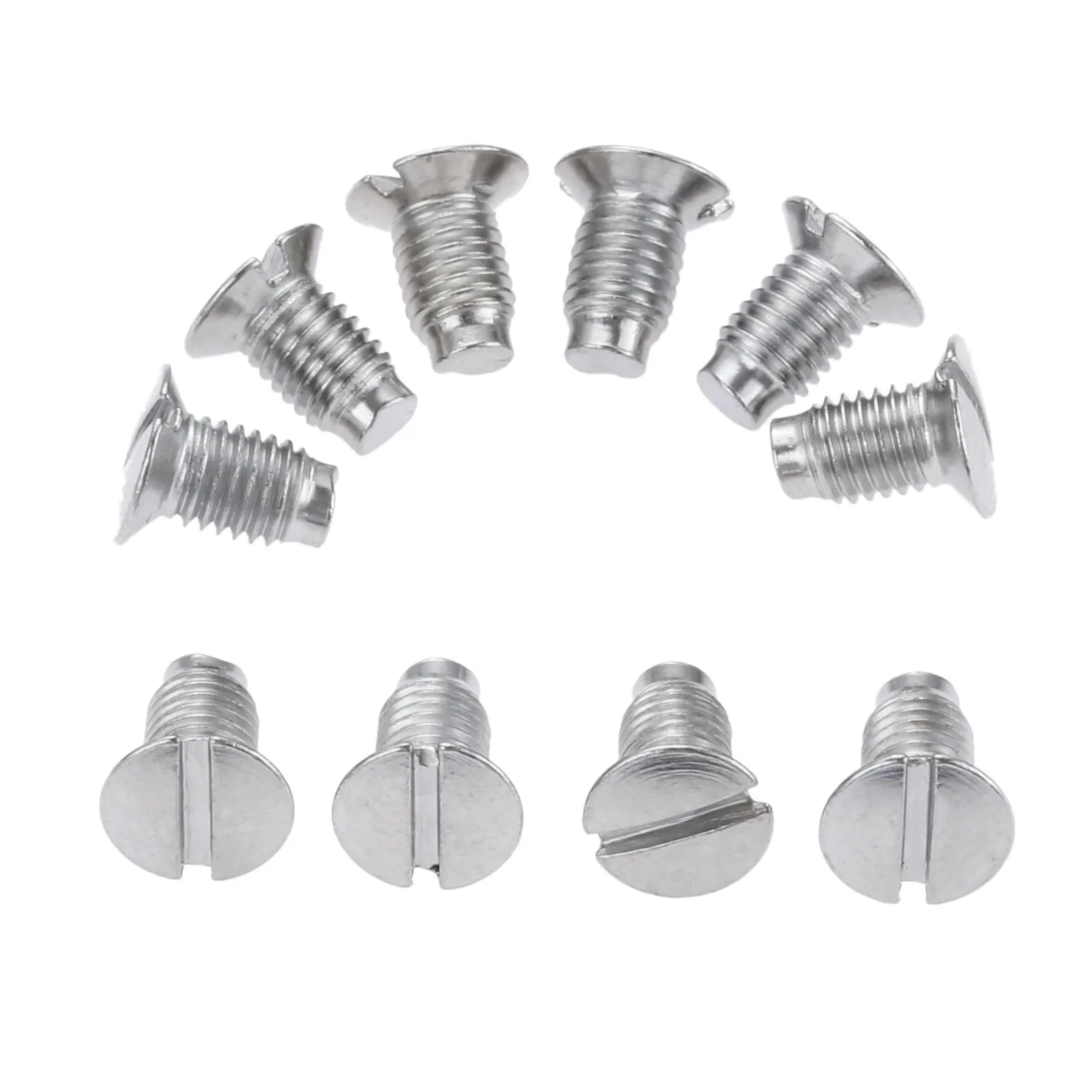50pcs Industrial Sewing Machine Screws Needle Plate Stainless Steel