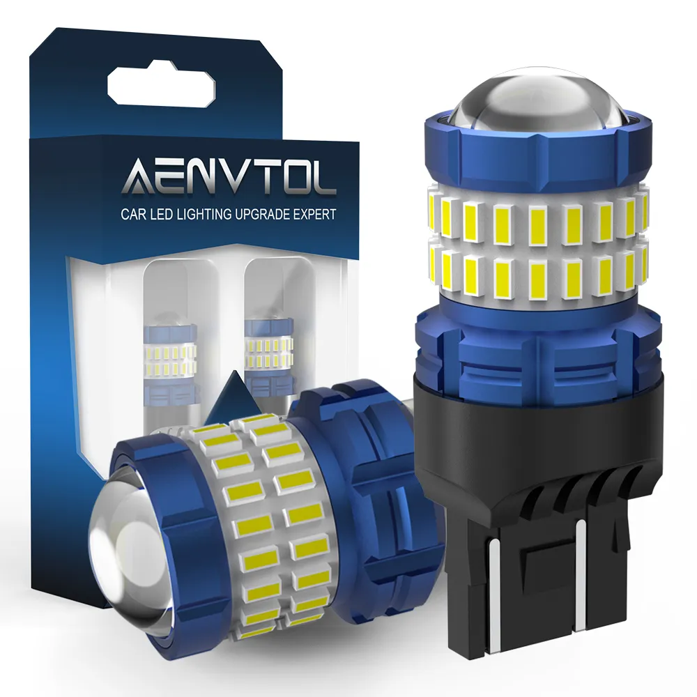 AENVTOL 2x Canbus T20 7440 W21W 7443 W21/5W SRCK LED Backup Reverse Lamps Daytime Running Light Brake Taillight Turn Signal Lamp