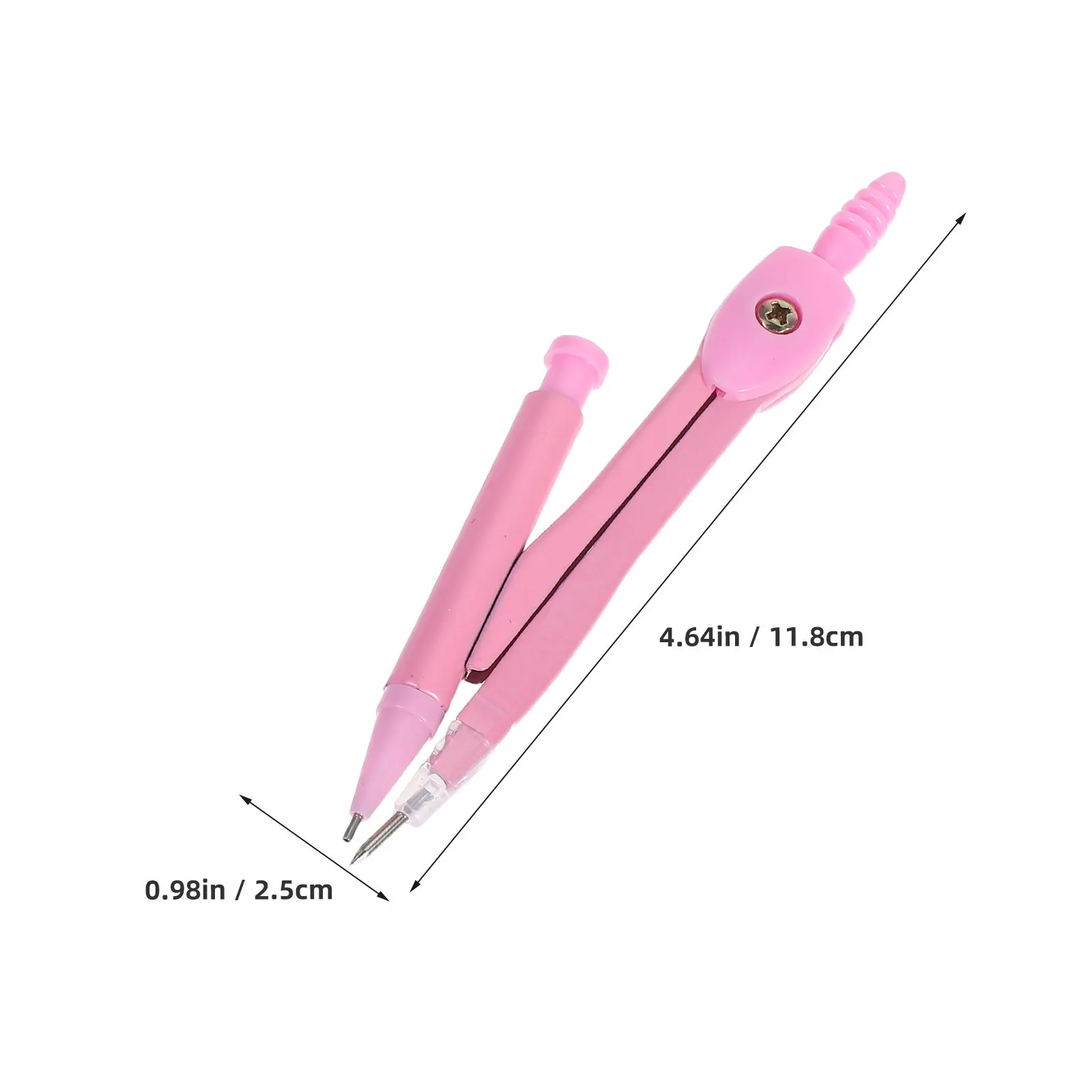 3세트 전문가용 금속 컴퍼스, 부드러운 작동, 간편한 원형 제작 도구, 미술 프로젝트, 기술 제도, 학생용