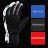 Winter Snowboard Ski Gloves Unisex PU Leather Non-slip Touch Screen Waterproof Motorcycle Cycling Fleece Warm Snow Sports Gloves 2