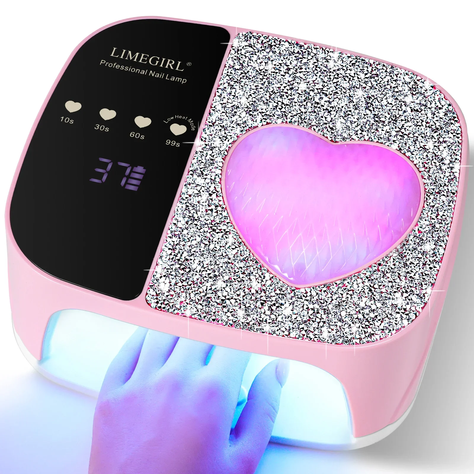 36개 LED가 있는 충전식 UV 램프, 네일 UV 젤 폴리쉬 아크릴 건조 장비 도구, 핫 무선 UV LED 네일 램프 건조기