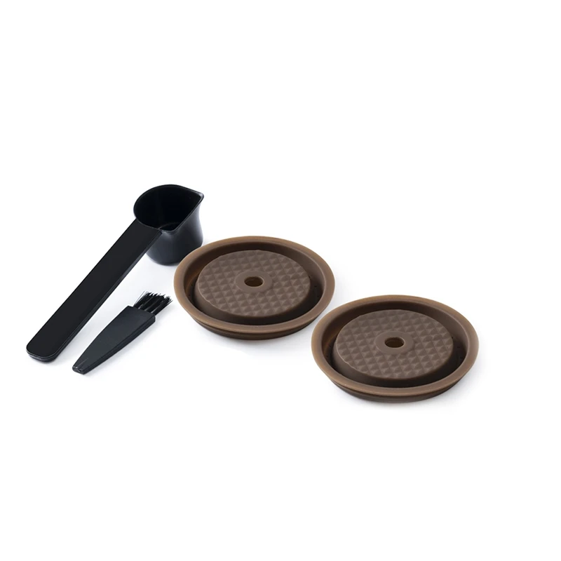 

Акция! Многоразовые шапочки для Nespresso Vertuo и Vertuoline, 2 шт., многоразовые и совместимые силиконовые шапочки