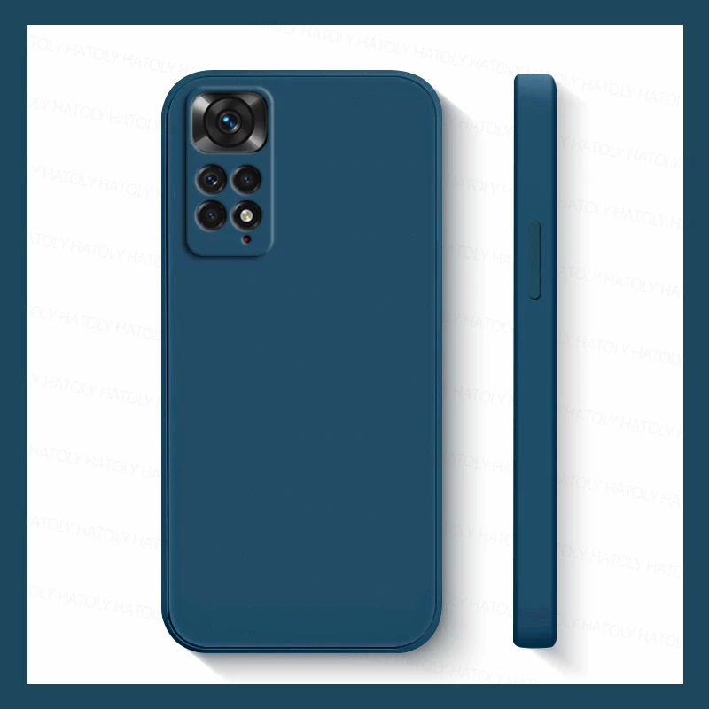 thumbnail image 1 of Case For Xiaomi Redmi Note 11s Cases Xiaomi Redmi Note 11s 10 11 12 13 Pro Plus 5G Cover Shockproof Liquid Silicone Phone Cover, 1 of 5