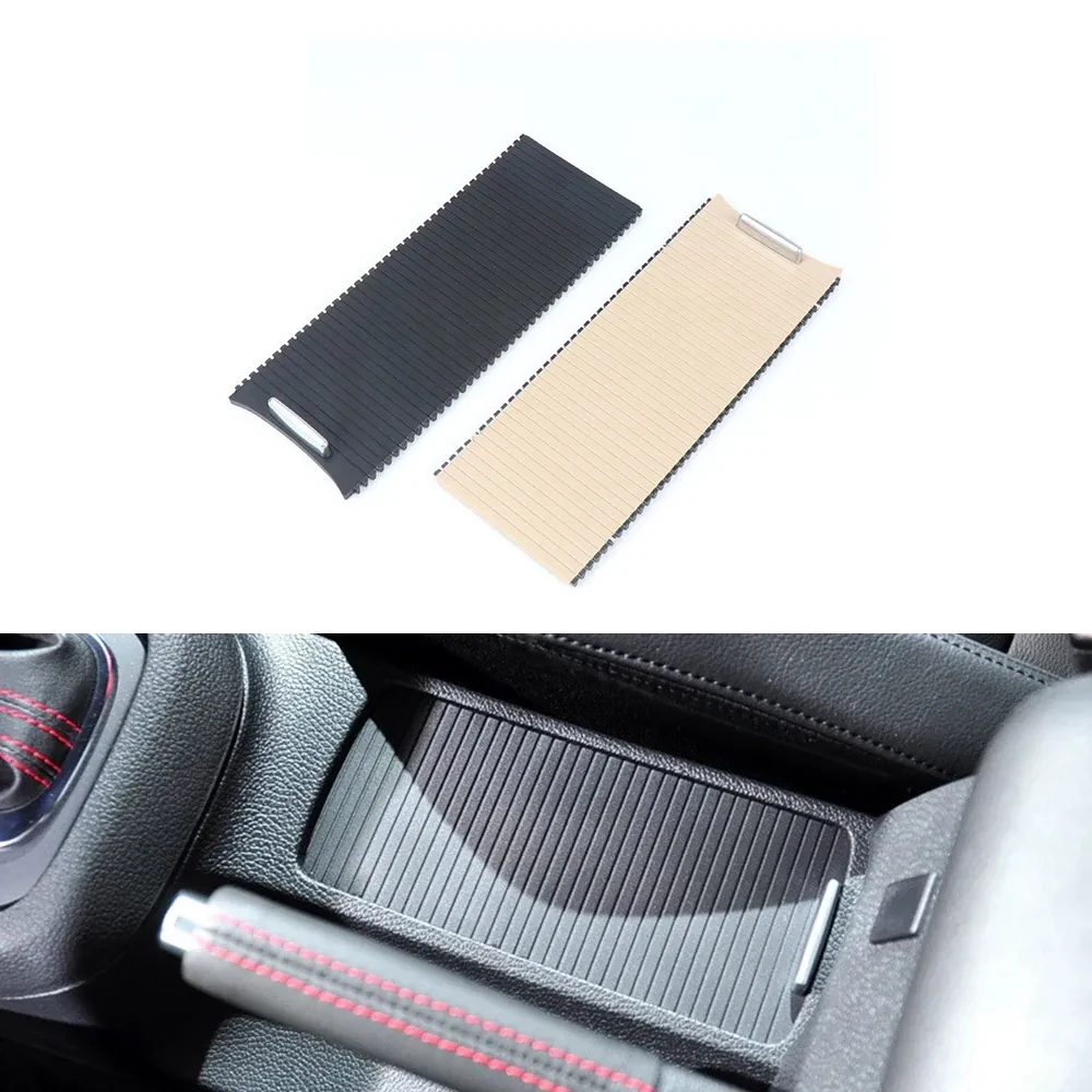 Für Volkswagen Golf 6 09-14 Sagitar 06-11 Center Armlehne BoxCover Platte Tasse Halter Pull Vorhang Handschuh box Schiebe Abdeckung 5KD832531
