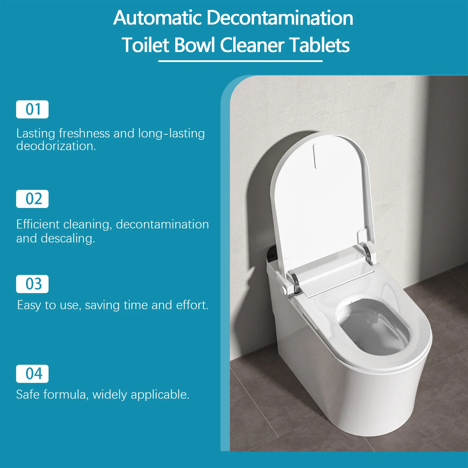 Blue Bubble Toilet Cleaner Effervescent Toilet Bowl Cleaner Bathroom Tanks Deodorizer WC Freshener Automatic Flushing Tablets