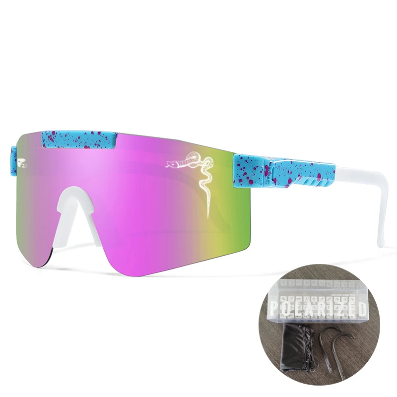 Cycling Glasses UV400 Polarized Outdoor Sports Eyewear Fashion Bike Bicycle Sunglasses Mtb Goggles with Case