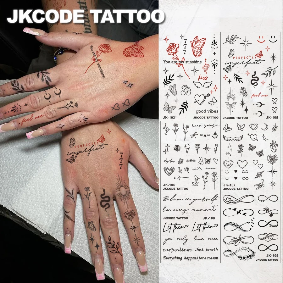 Women's Knuckle Tattoo: The Ultimate Guide to Waterproof, Cute \u0026 Removable Finger  Art, image size:900x900