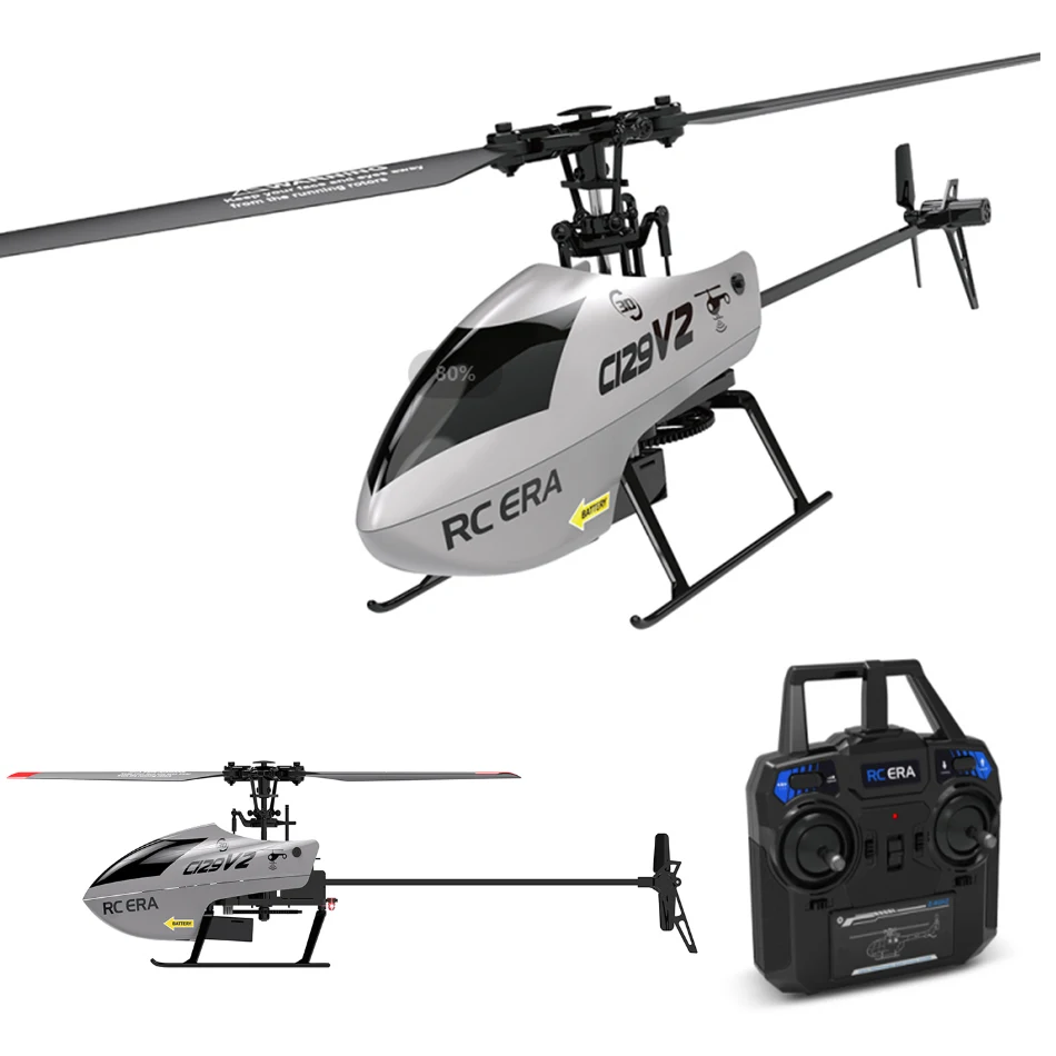 RC ERA C129 V2 One Click 3D Flip RC Helicopter 4ch Stable Flight Remote Control Drone Airplane Hobby Toys for Beginner