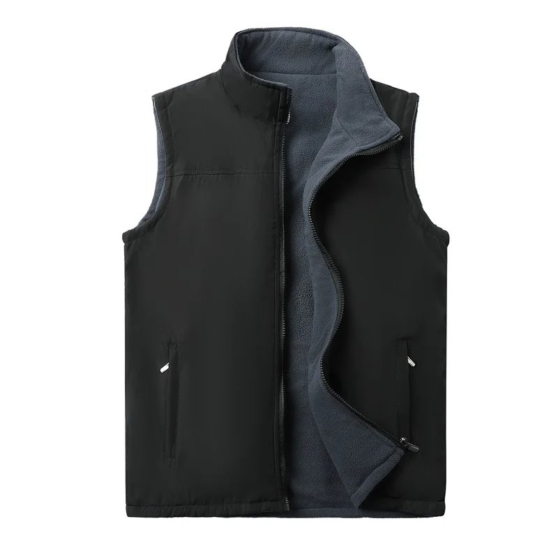 Wholesalewintersoftshelljacketpolarfleecevestmen100polyesterwindproofsoftshellvest