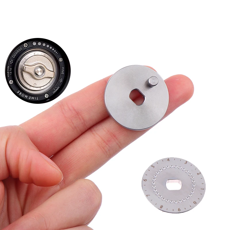 

Timemore Manual Grinder Plate Parts For Chestnut C/C2/C3/C3s /Slim/Nano/G1 30clicks Per Circle DIY Parts For Coffee Lover