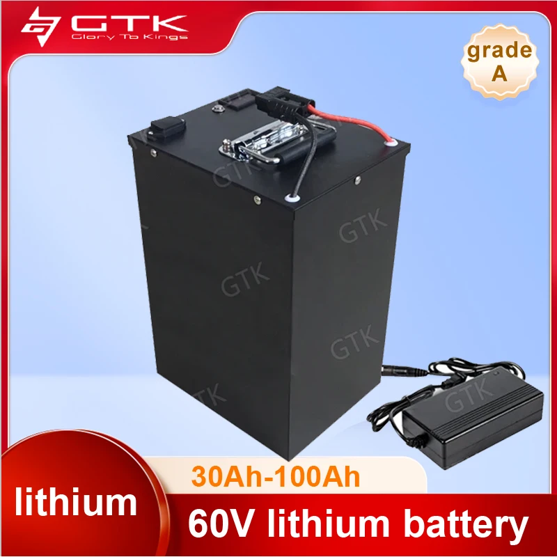 Gtk 17S 60V 20Ah 30Ah 40Ah 50Ah 60Ah 80Ah 100Ah 120Ah lithium ion battery pack for 1000W 2000W 3000W 5000W 6000w 8000W golf cart 1