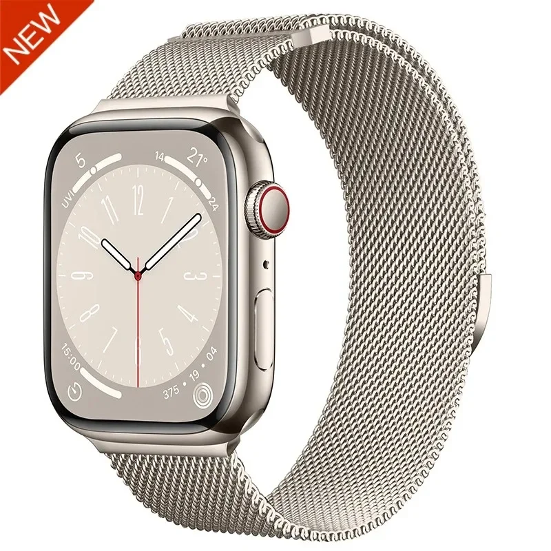 Milanese Loop Magnetic Metal Watch Strap - Elegant Design for Versatile Compatibility