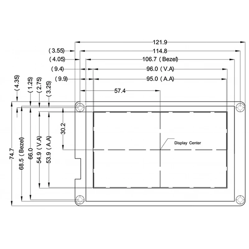 4.3 Inch Color Resistive Touch-Screen 300Nit CR-10S Pro Display For 3D Printer Supports 256 Segments 32Khz 16Bit WAV