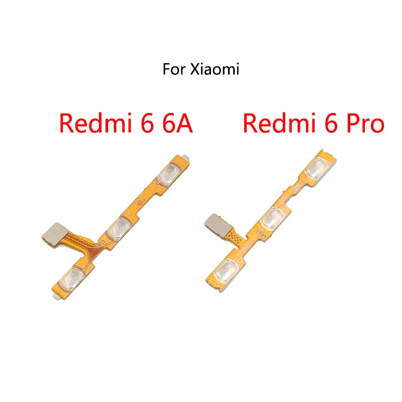 

10 шт./комплект, кнопки питания для Xiaomi Redmi 6 Pro 6A