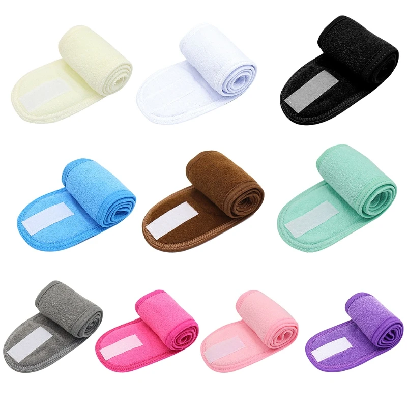 

Yoga Running Headband Stretchy Wide Turban for Head Wrap Elastic Non Slip Towel 449B