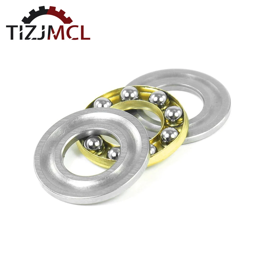 Ball Bearings Miniature Bearings Mini Ball Bearing Planar Thrust Bearing Planar Thrust Ball Bearing Miniature Three-In-One F2-6M F3-8M F4-10M F5-10M F6-12M F7-17M F8-16M Metal Thrust Ball Bearing 1pcs