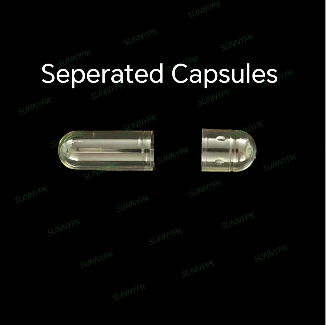 Empty Capsules 1,000PCS 000# 00# 0# 1# 2# 3# 4# 5# Medicine Empty Capsule Clear Transparent Hard Gelatin Capsule Shell Pill Packaging Pill Case