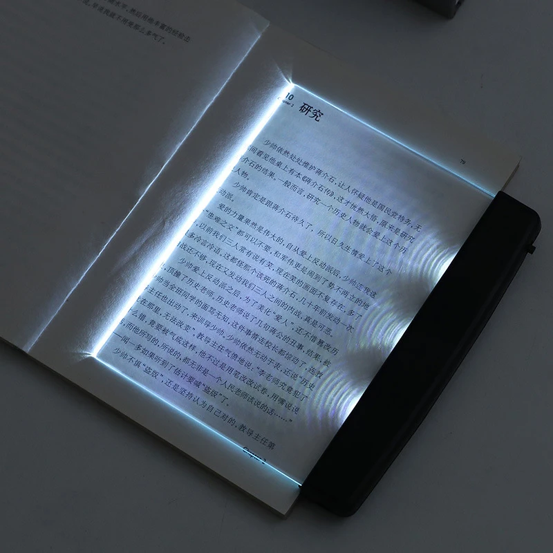Led Flat Night Vision Reading Light Tablet Book Light Eye Protection Student Night Reading Lamp Flat Plate Car Travel Panel LED led light night light book light mini led light
