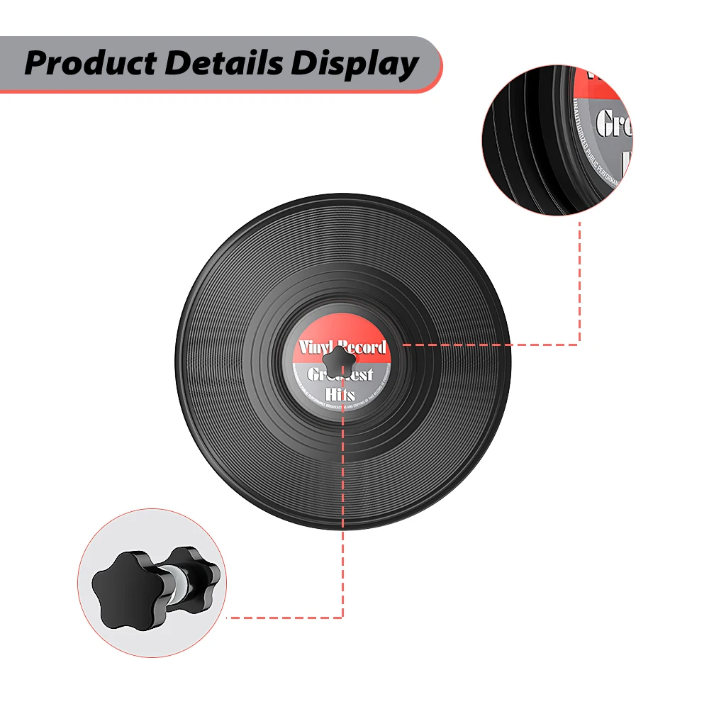 7-12 Inch EP LP Vinyl Record Label Saver Vinyl Record Clean Saver Cleaning Protector Waterproof Label Clamp vinyl record cleaner brush