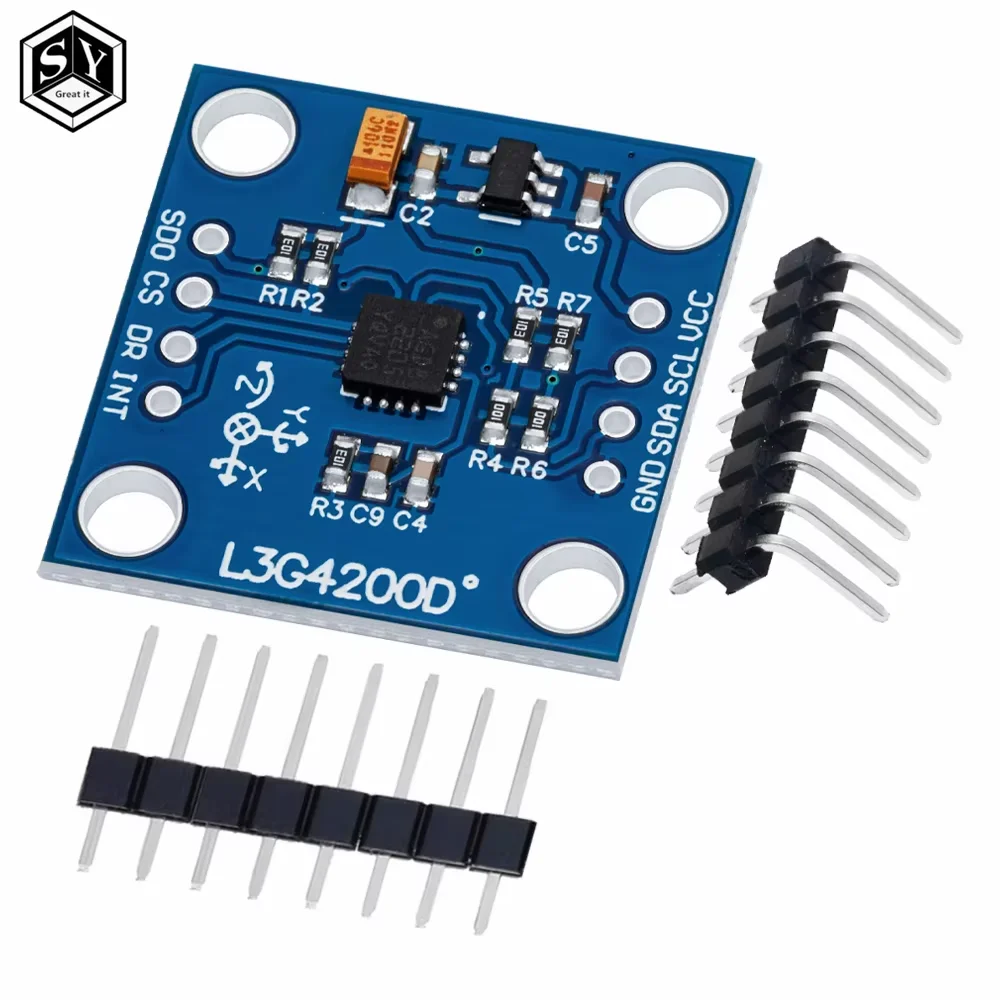 L3G4200D Triple-Axis Gyro Sensor Module - GY-50 Breakout Board for Arduino Raspberry Pi (I2C/SPI Interface