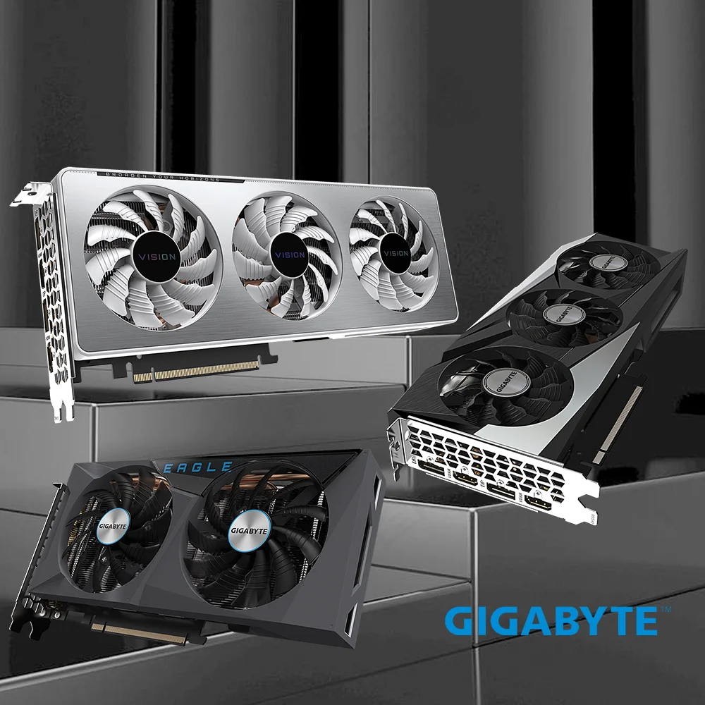 GIGABYTE GeForce RTX 3060 Ti VISION OC 8G Video card RTX3060Ti 