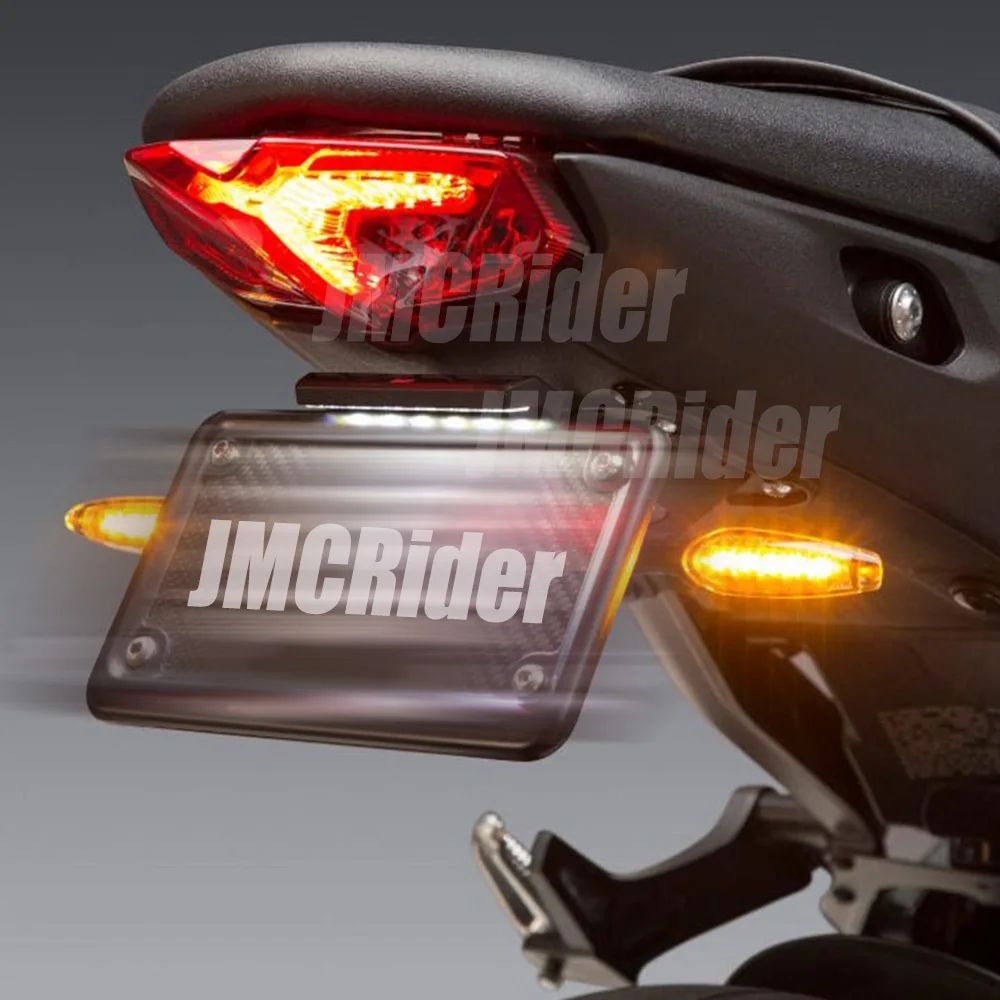 Support de plaque d'immatriculation de garde-boue arrière avec lumière LED, pour Yamaha MT-09 MT09 MT 09 SP 2021 2022